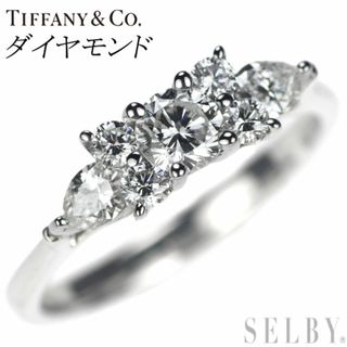 ティファニー(Tiffany & Co.)のティファニー Pt950 ダイヤモンド リング セブンストーン ヴィンテージ(リング(指輪))