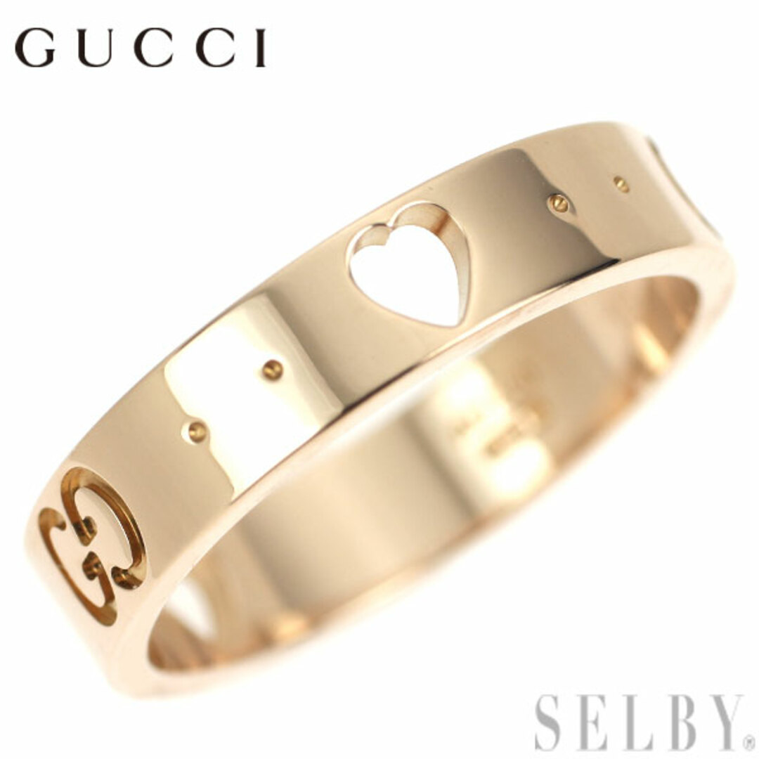 Gucci(グッチ)のグッチ K18PG リング アイコン 10号 レディースのアクセサリー(リング(指輪))の商品写真