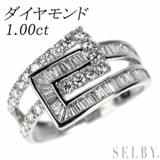 Pt900 ダイヤモンド リング 1.00ct (リング(指輪))