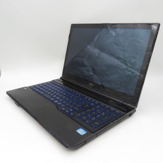 フジツウ(富士通)のFUJITSU (富士通) ノートパソコン ジャンク品 FUJITSU LIFEBOOK AH56/K 15.6型 i5-3230M 2.60GHz メモリ8GB HDD750GB ブラック(ノートPC)