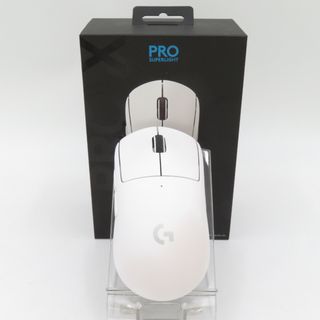 ロジクール(Logicool)のlogicool PRO X SUPERLIGHT ロジクール プロ ワイヤレスゲーミングマウス ホワイト G-PPD-003WL-WH(PC周辺機器)