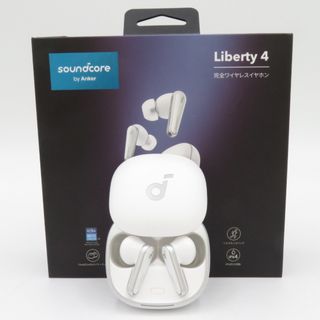 soundcore - Soundcore (Anker サウンドコア) オーディオ機器 Liberty 4 完全ワイヤレスイヤホン Bluetooth対応 クラウドホワイト