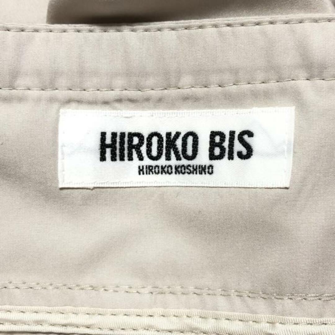 HIROKO BIS(ヒロコビス)のHIROKO BIS(ヒロコビス) コート サイズ11 M レディース - ベージュ 長袖/ジップアップ/春/秋 レディースのジャケット/アウター(その他)の商品写真