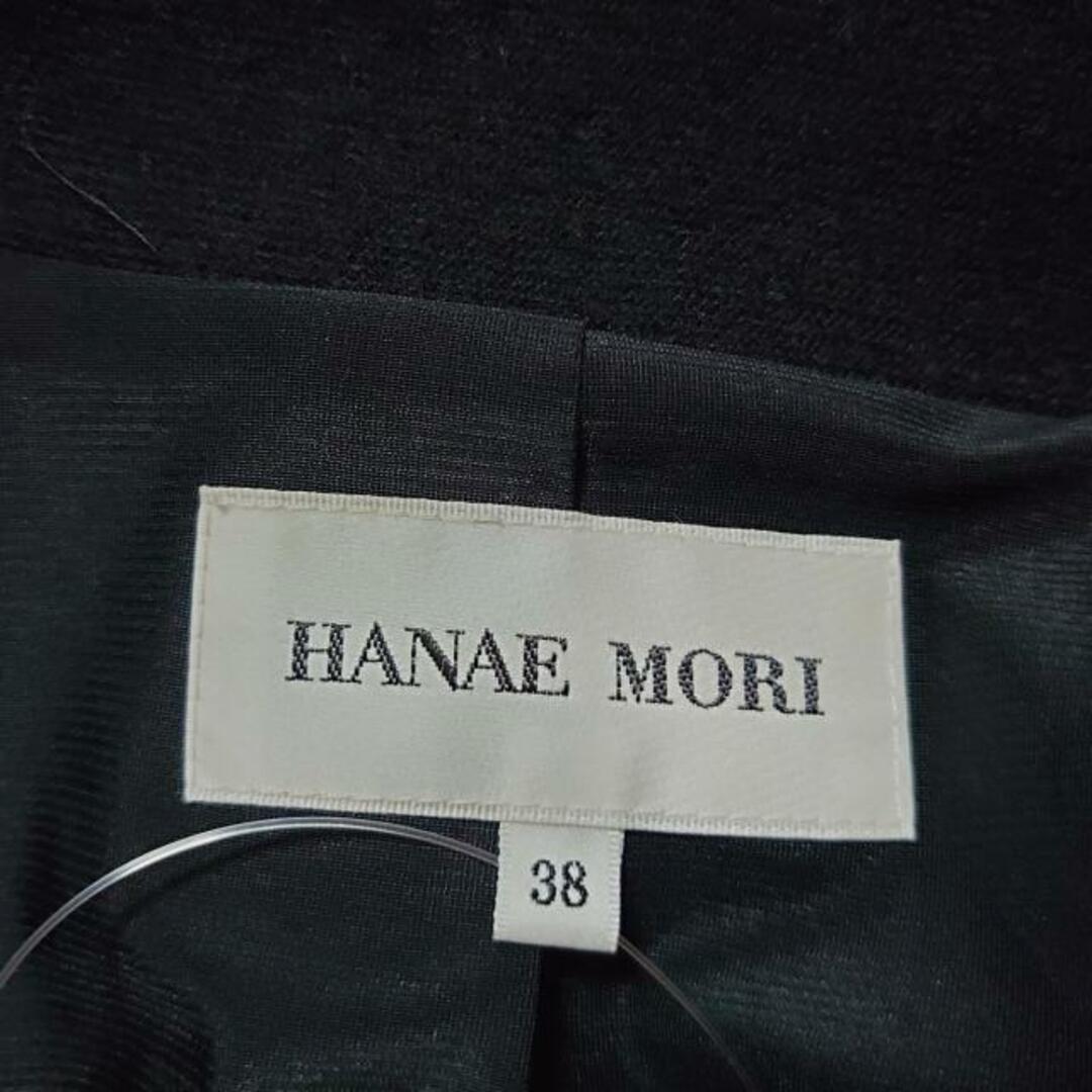 HANAE MORI(ハナエモリ)のHANAE MORI(ハナエモリ) ジャケット サイズ38 M レディース美品  - 黒×白 長袖/ステッチ/秋/冬 レディースのジャケット/アウター(その他)の商品写真