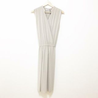 ベイジ(BEIGE,)のBEIGE(ベイジ) ワンピース サイズ4 XL レディース美品  - ベージュ Vネック/ノースリーブ/ロング(その他)