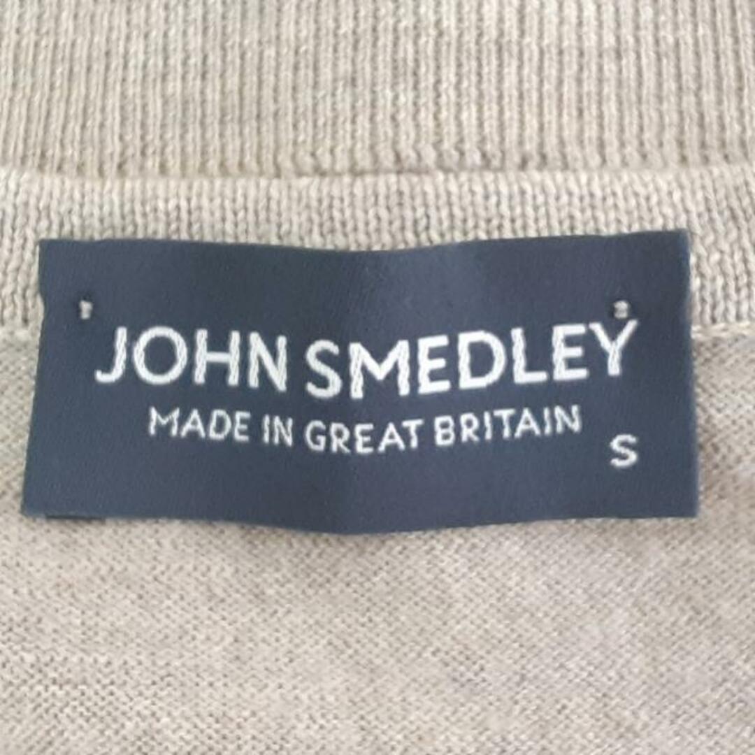 JOHN SMEDLEY(ジョンスメドレー)のJOHN SMEDLEY(ジョンスメドレー) カーディガン サイズS レディース美品  - ベージュ 長袖 レディースのトップス(カーディガン)の商品写真