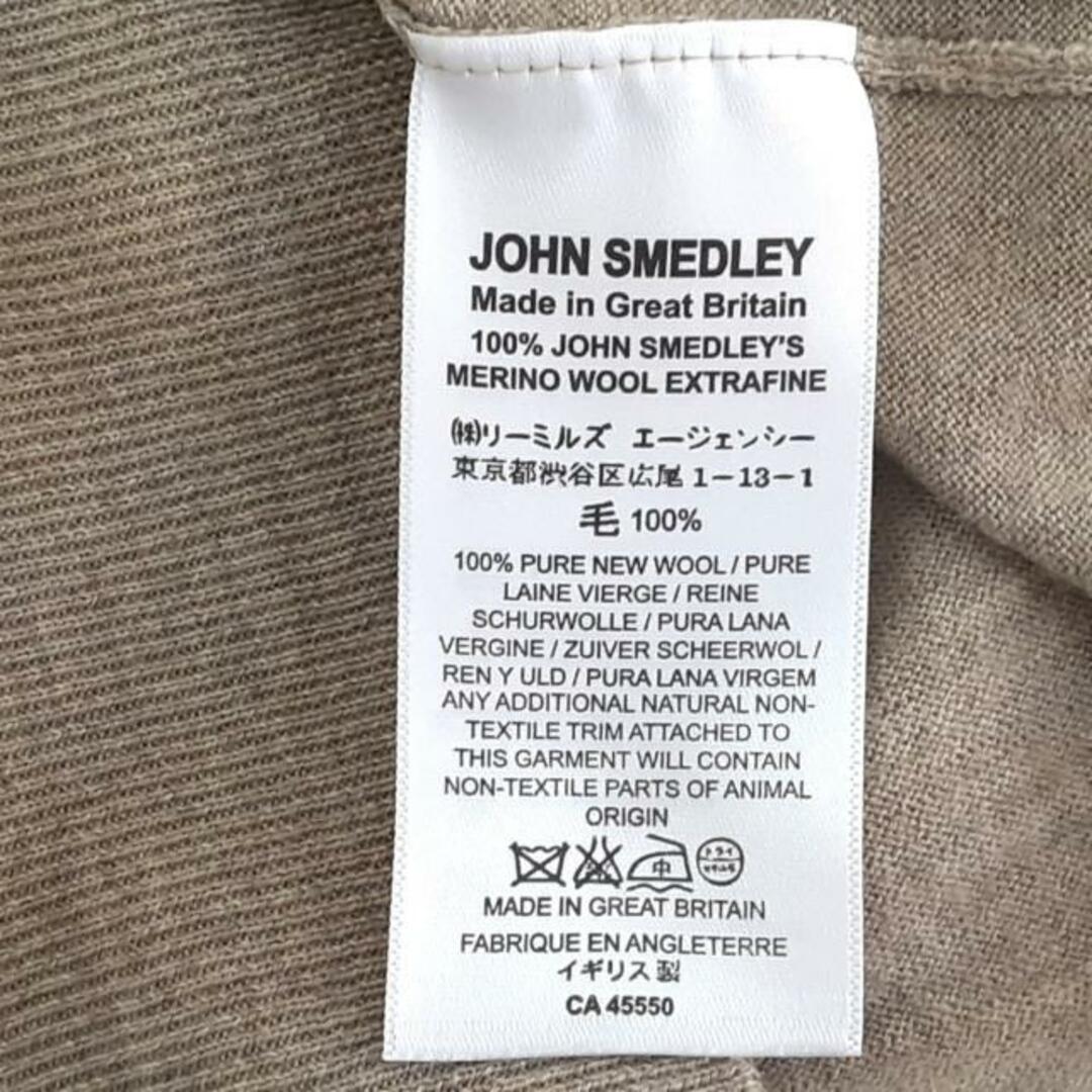 JOHN SMEDLEY(ジョンスメドレー)のJOHN SMEDLEY(ジョンスメドレー) カーディガン サイズS レディース美品  - ベージュ 長袖 レディースのトップス(カーディガン)の商品写真