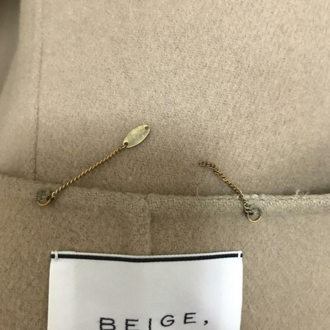 BEIGE,(ベイジ)のBEIGE(ベイジ) ジャケット サイズ2 M レディース - ライトブラウン 長袖/冬 レディースのジャケット/アウター(その他)の商品写真