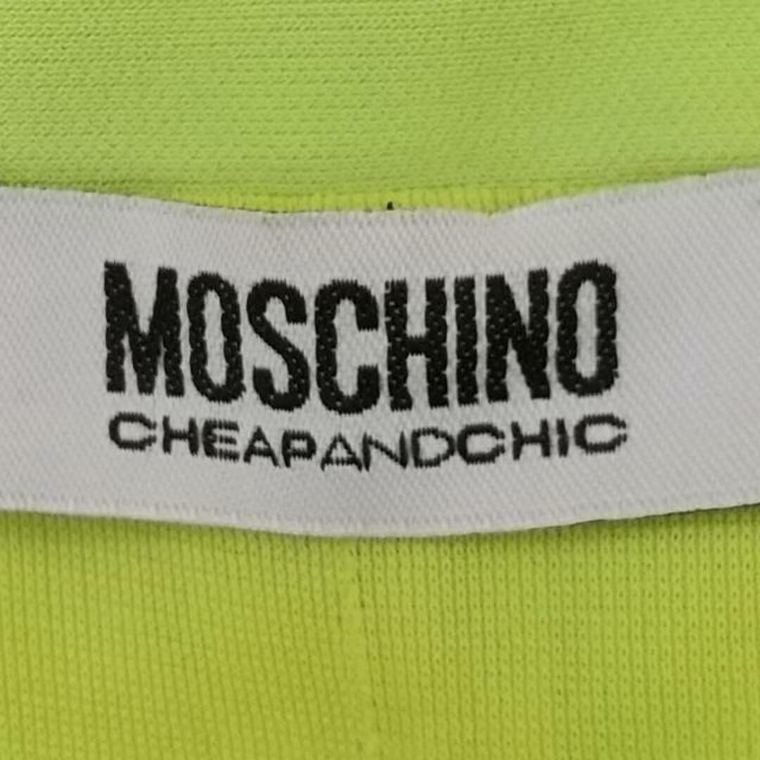 MOSCHINO CHEAP&CHIC(モスキーノ チープ&シック) ワンピース サイズ38 S レディース - ライトグリーン Vネック/ノースリーブ/ひざ丈 レーヨン レディースのワンピース(その他)の商品写真