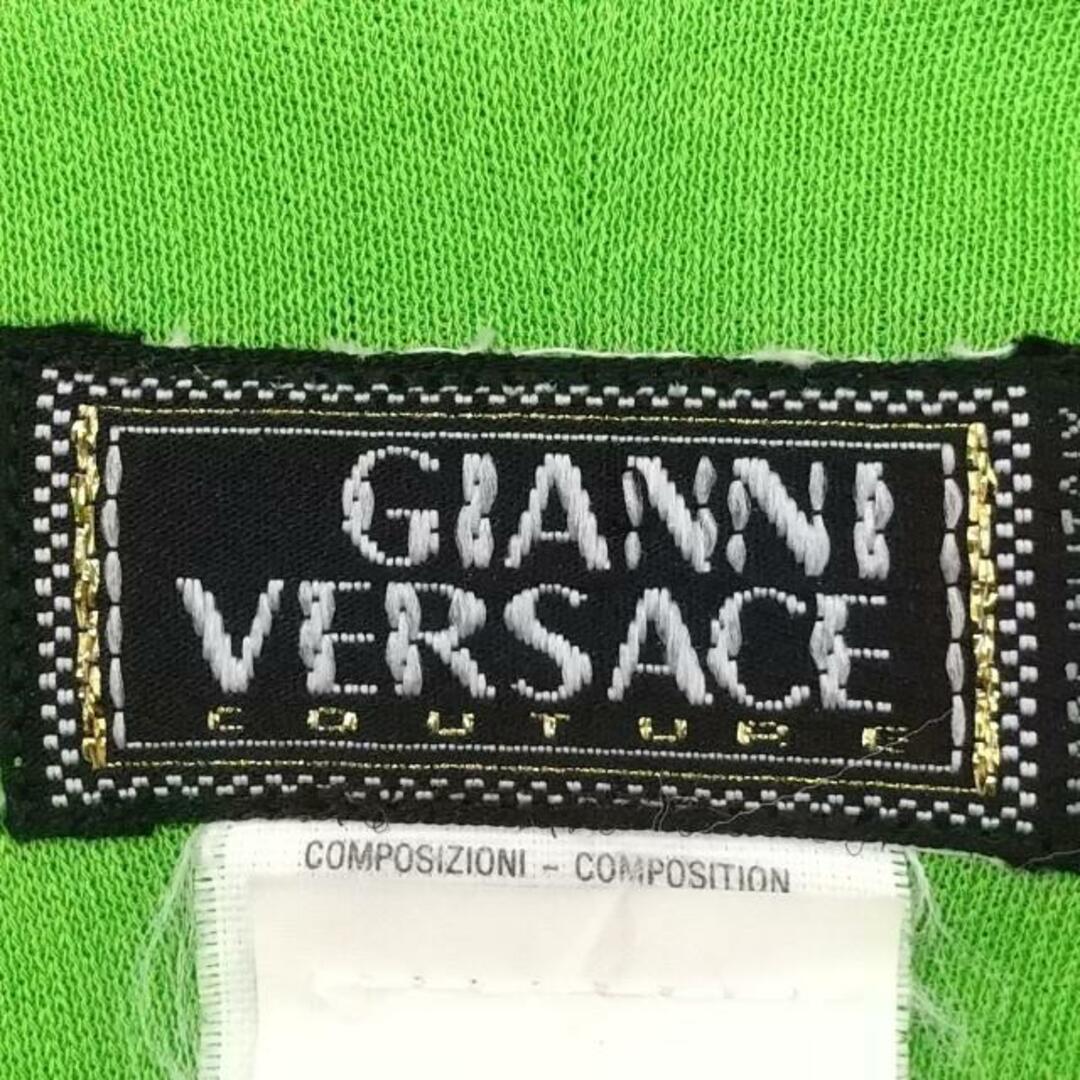 Gianni Versace(ジャンニヴェルサーチ)のGIANNIVERSACE(ジャンニヴェルサーチ) ワンピース レディース美品  - グリーン キャミワンピ/ロング レーヨン レディースのワンピース(その他)の商品写真