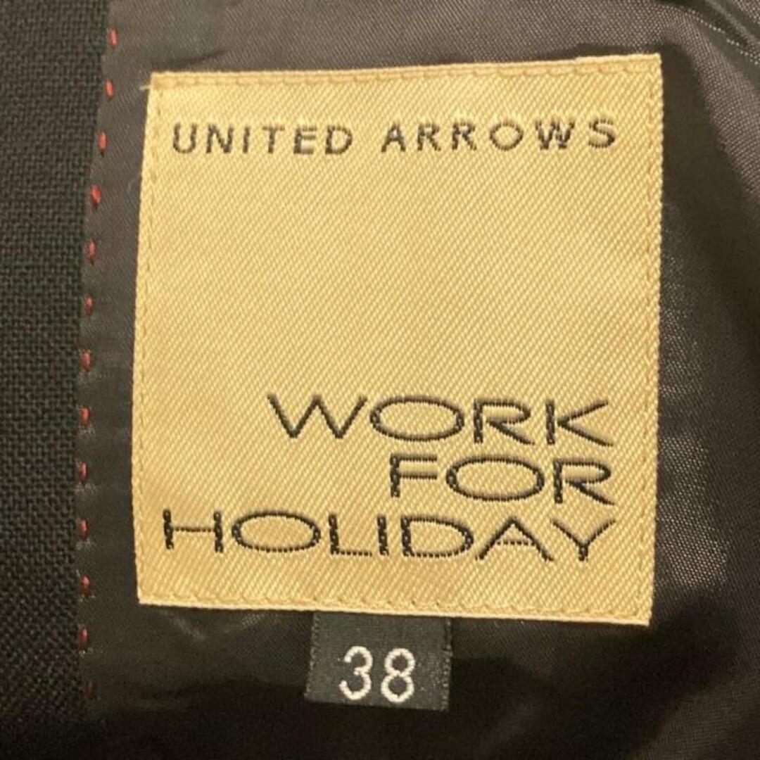 UNITED ARROWS(ユナイテッドアローズ)のUNITED ARROWS(ユナイテッドアローズ) レディースパンツスーツ レディース - 黒 WORK FOR HORIDAY レディースのフォーマル/ドレス(スーツ)の商品写真
