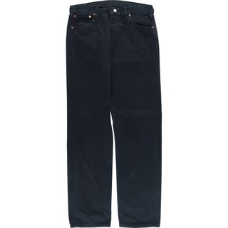 リーバイス(Levi's)の古着 リーバイス Levi's リーバイス501 ブラックデニム ストレートデニムパンツ 英国製 メンズw36 /eaa394296(デニム/ジーンズ)