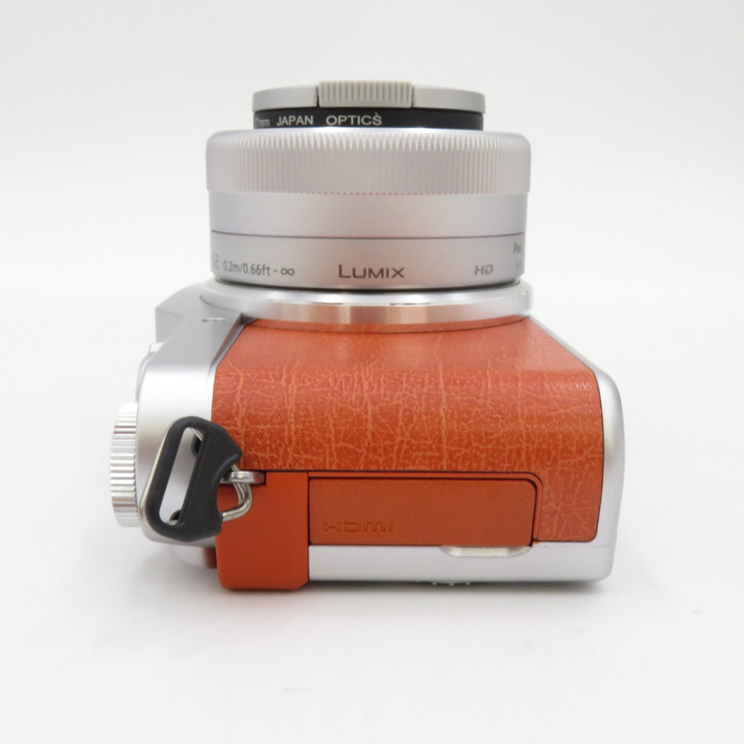 Panasonic(パナソニック)のパナソニック LUMIX (ルミックス) デジタルカメラ ミラーレス一眼カメラ レンズ1個付 オレンジ 有効画素数約1600万画素 DC-GF9 スマホ/家電/カメラのカメラ(デジタル一眼)の商品写真