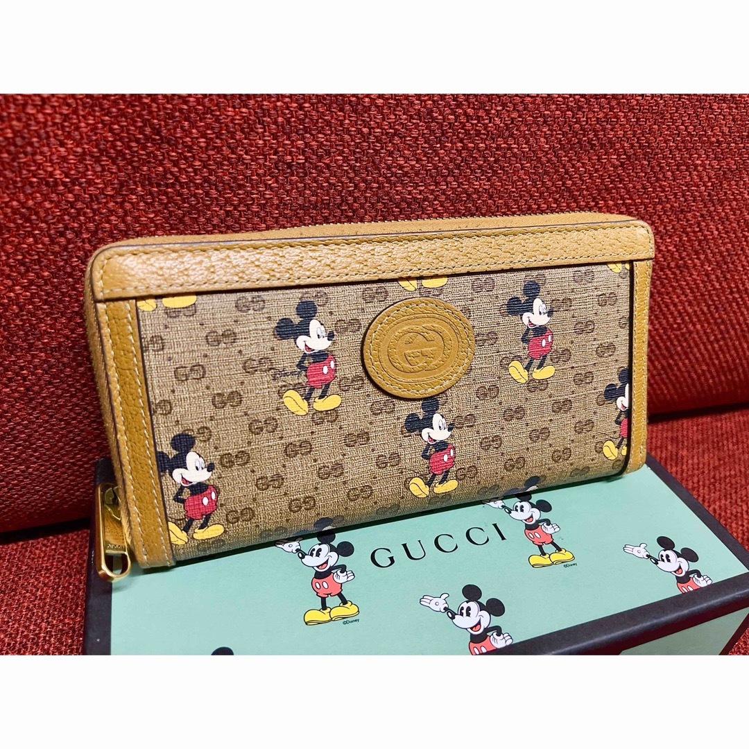 Gucci(グッチ)のGUCCI  DISNEY グッチ  ディズニー（ミッキーマウス）長財布 レディースのファッション小物(財布)の商品写真