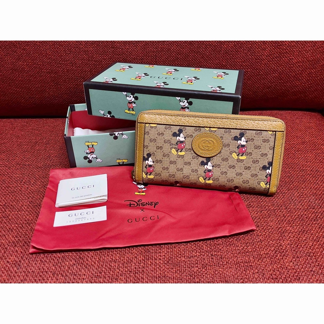 Gucci(グッチ)のGUCCI  DISNEY グッチ  ディズニー（ミッキーマウス）長財布 レディースのファッション小物(財布)の商品写真