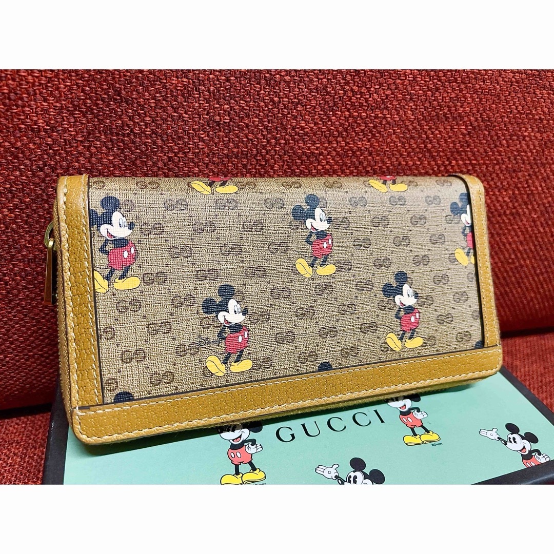 Gucci(グッチ)のGUCCI  DISNEY グッチ  ディズニー（ミッキーマウス）長財布 レディースのファッション小物(財布)の商品写真