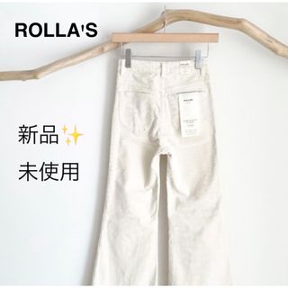 ローラズ(ROLLA'S)のROLLA'S EASTCOAST CROP FLAREVINTAGEWHITE(デニム/ジーンズ)