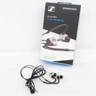 ゼンハイザー(SENNHEISER)のSennheiser (ゼンハイザー) オーディオ機器 IE 40 PRO CLEAR モニターイヤフォン 有線イヤホン クリア 507481(ヘッドフォン/イヤフォン)