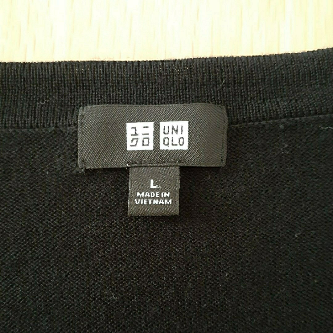 UNIQLO(ユニクロ)の【ユニクロ】メンズＬ エクストラファインメリノ カーディガン メンズのトップス(カーディガン)の商品写真