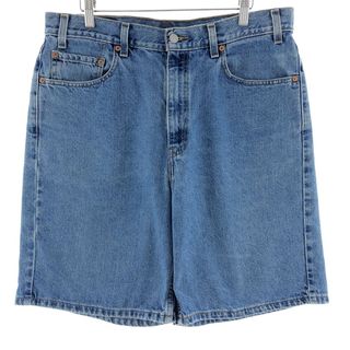 リーバイス(Levi's)の古着 00年代 リーバイス Levi's 550 RELAXED FIT デニムショーツ ショートパンツ メンズw34 /eaa382552(ショートパンツ)