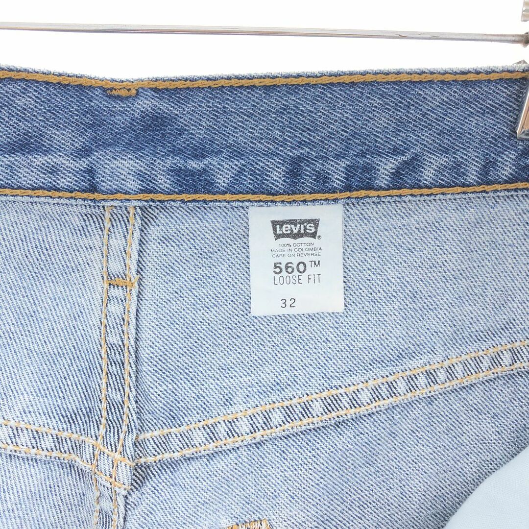 Levi's(リーバイス)の古着 00年代 リーバイス Levi's 560 LOOSE FIT デニムショーツ ハーフパンツ メンズw31 /eaa382354 メンズのパンツ(ショートパンツ)の商品写真