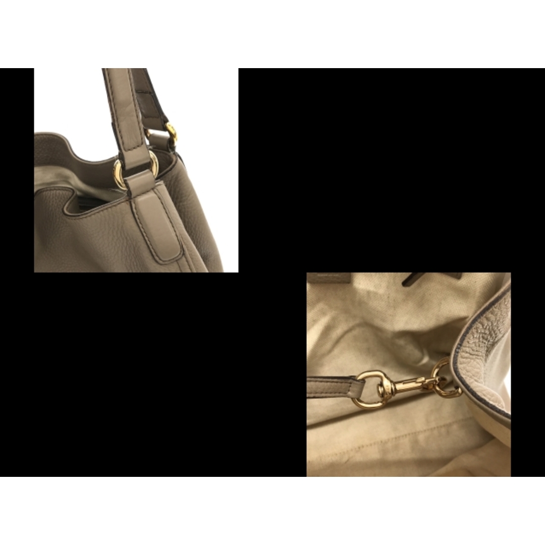 Gucci(グッチ)のGUCCI(グッチ) トートバッグ ソーホーセラリウス 282309 グレーベージュ レザー レディースのバッグ(トートバッグ)の商品写真