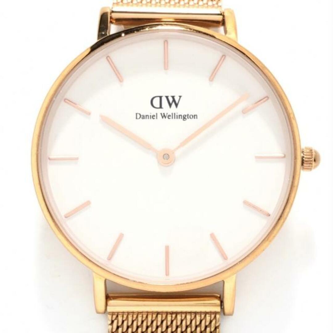 Daniel Wellington(ダニエルウェリントン)のDaniel Wellington(ダニエルウェリントン) 腕時計 クラシック ペティット メルローズ DW00100163 レディース 白 レディースのファッション小物(腕時計)の商品写真