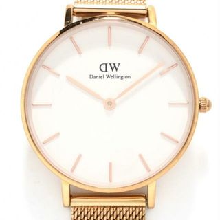 ダニエルウェリントン(Daniel Wellington)のDaniel Wellington(ダニエルウェリントン) 腕時計 クラシック ペティット メルローズ DW00100163 レディース 白(腕時計)