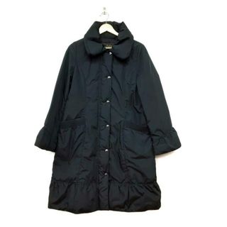 レリアン(leilian)のLeilian(レリアン) ダウンコート サイズ9 M レディース美品  - 黒 長袖/秋/冬(ダウンコート)