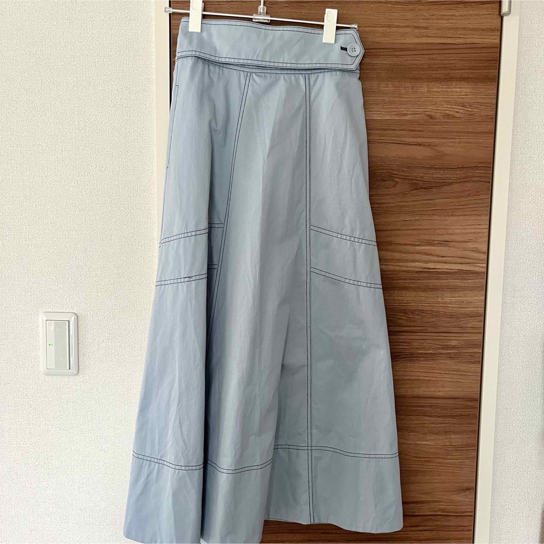 REDYAZEL(レディアゼル)の美品✨洗濯済💡REDYAZEL💋ロングスカート🌻デニム風💙コットン素材 レディースのスカート(ロングスカート)の商品写真