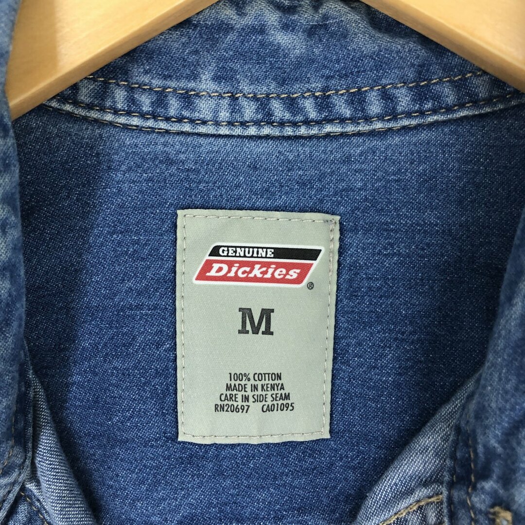 Dickies(ディッキーズ)の古着 ディッキーズ Dickies 長袖 デニムシャツ メンズM /eaa433836 メンズのトップス(シャツ)の商品写真