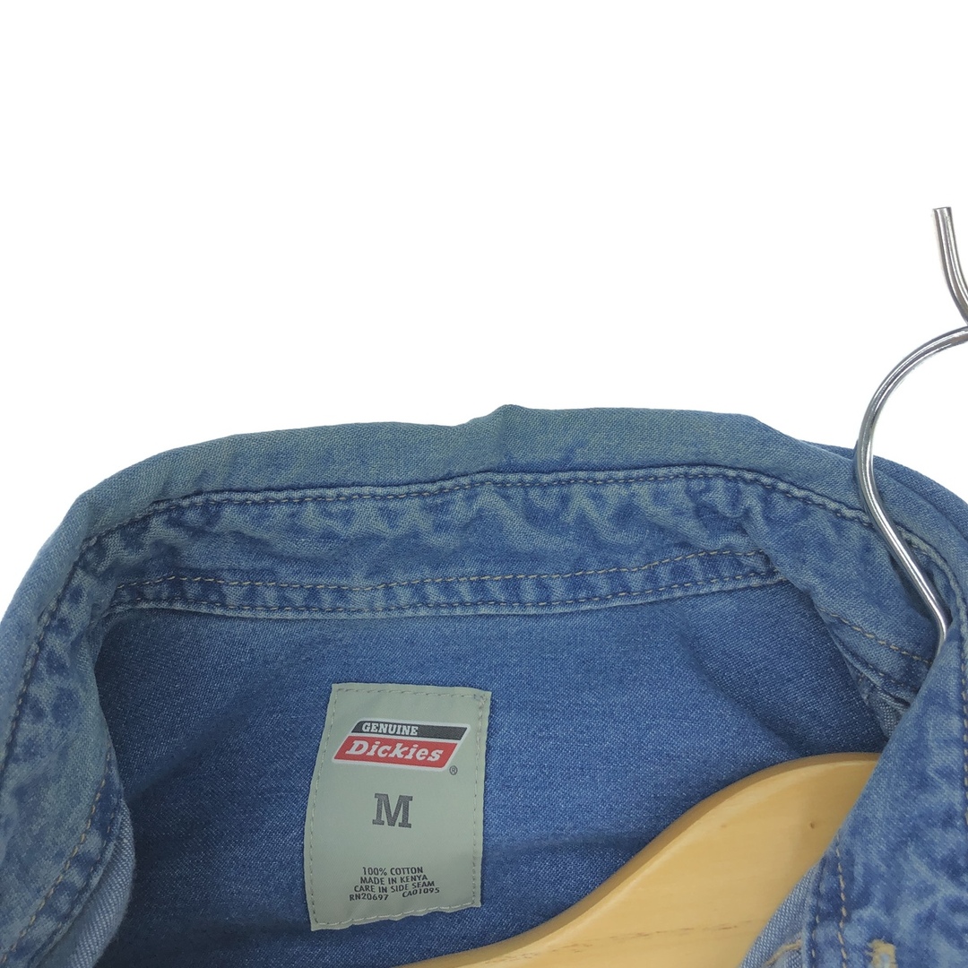 Dickies(ディッキーズ)の古着 ディッキーズ Dickies 長袖 デニムシャツ メンズM /eaa433836 メンズのトップス(シャツ)の商品写真