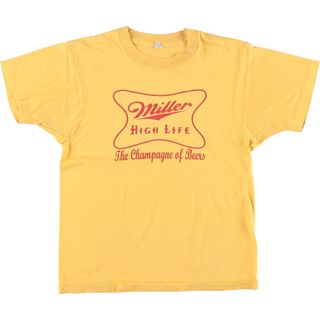 スクリーンスターズ(SCREEN STARS)の古着 90年代 スクリーンスターズ SCREEN STARS miller アドバタイジングTシャツ USA製 メンズS ヴィンテージ /eaa433821(Tシャツ/カットソー(半袖/袖なし))