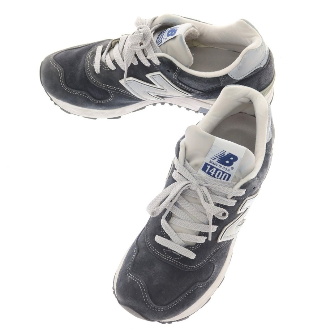 New Balance(ニューバランス)の【中古】ニューバランス NEW BALANCE M1400NV ヌバック スニーカー ネイビー【サイズ24cm】【メンズ】 メンズの靴/シューズ(スニーカー)の商品写真