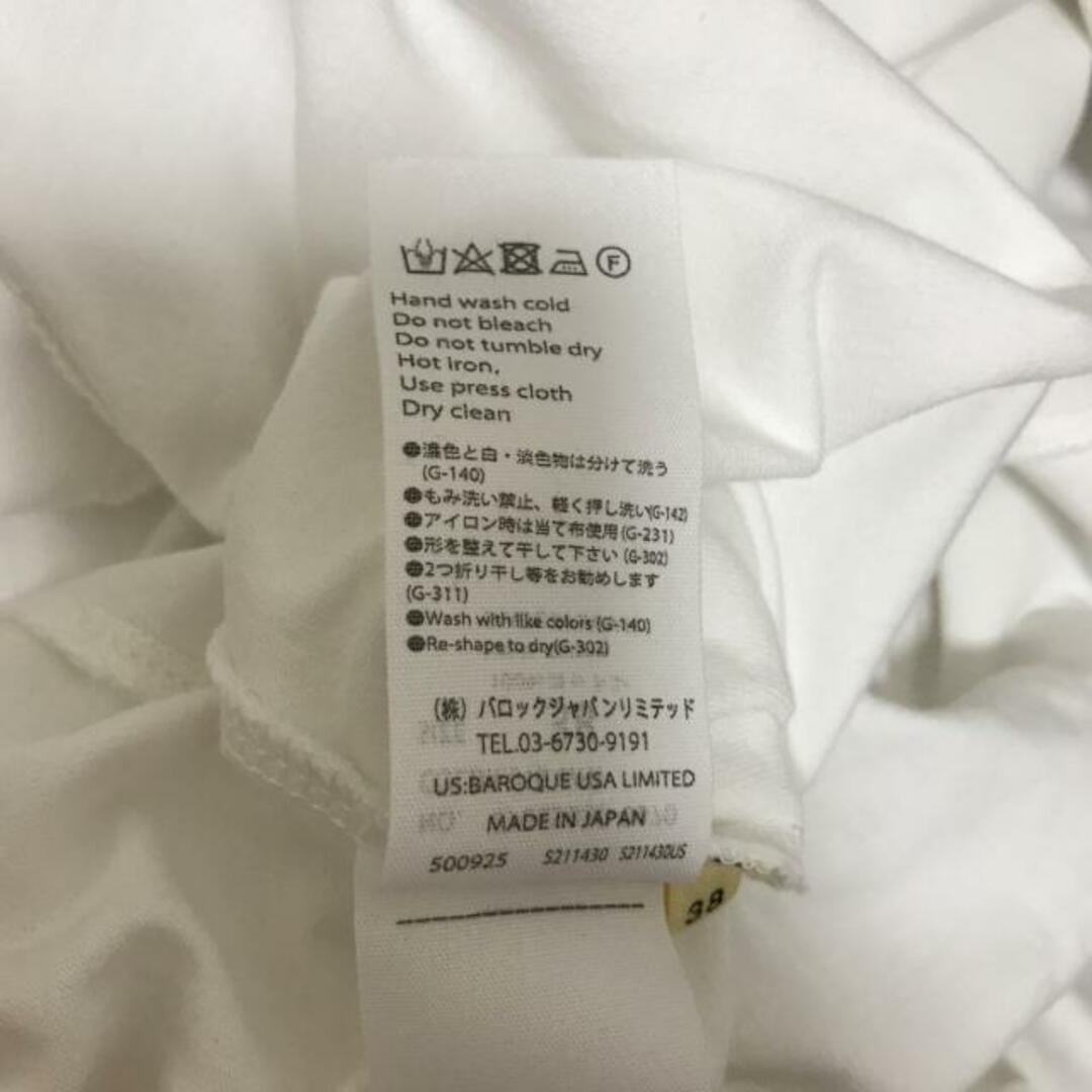 nagonstans(ナゴンスタンス) 長袖Tシャツ サイズ38 M レディース - 白 クルーネック レディースのトップス(Tシャツ(長袖/七分))の商品写真