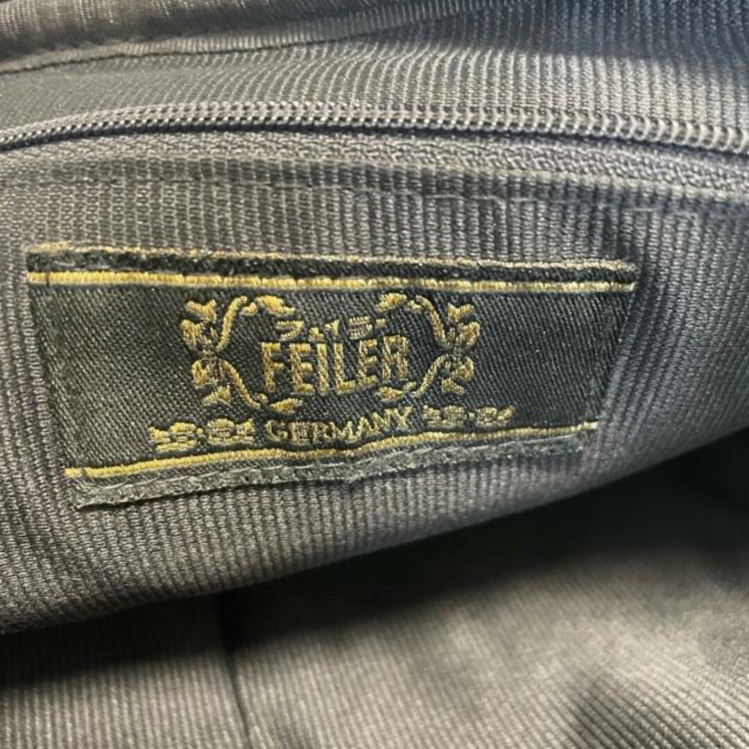 FEILER(フェイラー)のFEILER(フェイラー) ショルダーバッグ - 黒×ゴールド パイル×金属素材 レディースのバッグ(ショルダーバッグ)の商品写真