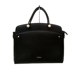 フルラ(Furla)のFURLA(フルラ) ハンドバッグ - 黒 レザー(ハンドバッグ)