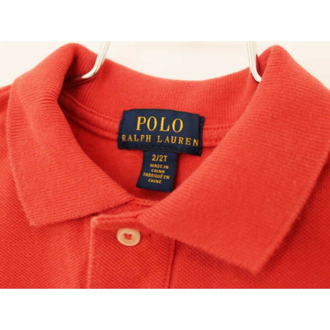 Ralph Lauren(ラルフローレン)の【夏物 新入荷!】[ラルフローレン/Ralph Lauren]90cm 半袖ポロシャツ ピンク【中古】子供服 キッズ kids ベビー服 baby 男の子 女の子 夏 tops 624042 キッズ/ベビー/マタニティのベビー服(~85cm)(シャツ/カットソー)の商品写真