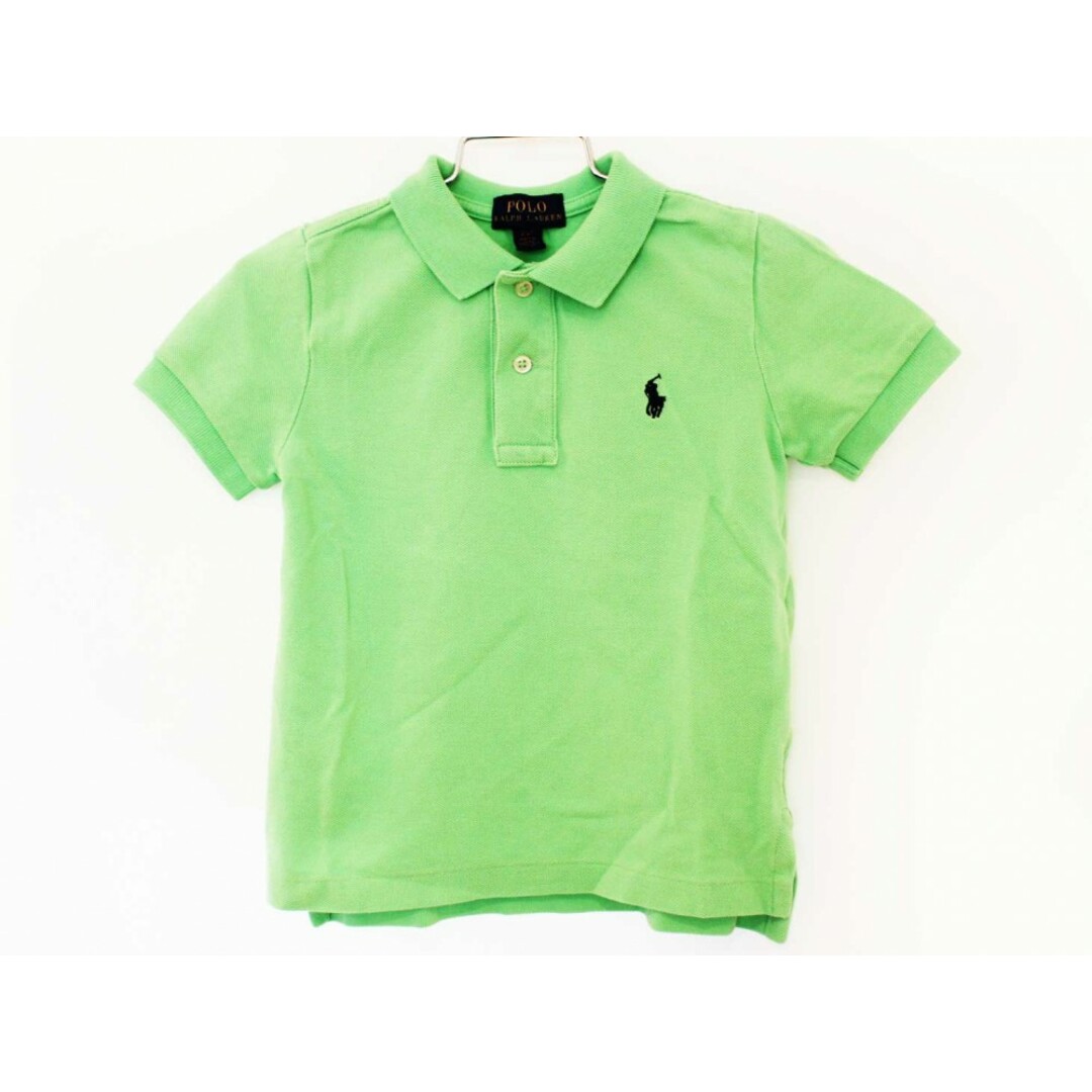 Ralph Lauren(ラルフローレン)の【夏物 新入荷!】[ラルフローレン/Ralph Lauren]90cm 半袖ポロシャツ グリーン【中古】子供服 キッズ kids ベビー服 baby 男の子 夏 tops 624042 キッズ/ベビー/マタニティのベビー服(~85cm)(シャツ/カットソー)の商品写真