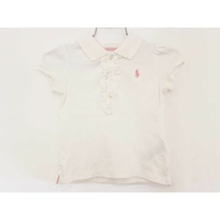 ラルフローレン(Ralph Lauren)の【夏物 新入荷!】[ラルフローレン/Ralph Lauren]85cm 半袖ポロシャツ 白【中古】子供服 キッズ kids ベビー服 baby 女の子 夏 tops 624042(シャツ/カットソー)