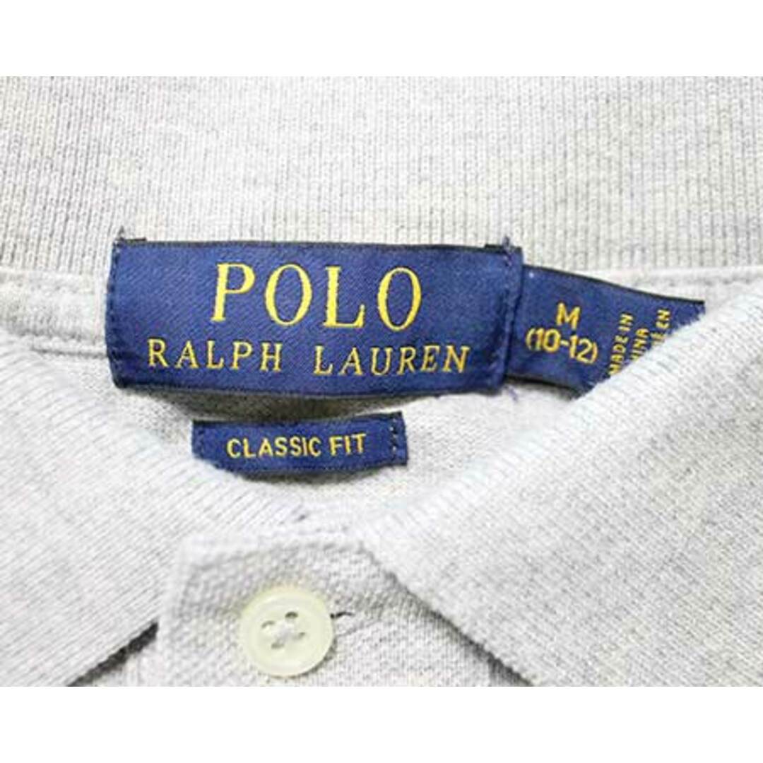 Ralph Lauren(ラルフローレン)の【夏物 新入荷!】〓ラルフローレン/Ralph Lauren〓150cm 半袖ポロシャツ グレー【中古】子供服 キッズ kids ジュニア 女の子 男の子 夏 tops 624042 キッズ/ベビー/マタニティのベビー服(~85cm)(シャツ/カットソー)の商品写真