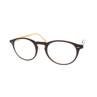 【中古】オリバーピープルズ OLIVER PEOPLES Riley-K セルフレーム メガネ ブラウン【サイズ48□21-146】【メンズ】(サングラス/メガネ)