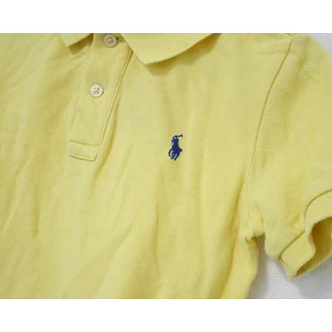 Ralph Lauren(ラルフローレン)の【夏物 新入荷!】〓ラルフローレン/Ralph Lauren〓120cm 半袖ポロシャツ 黄【中古】子供服 キッズ kids 女の子 男の子 夏 tops 624042 キッズ/ベビー/マタニティのベビー服(~85cm)(シャツ/カットソー)の商品写真