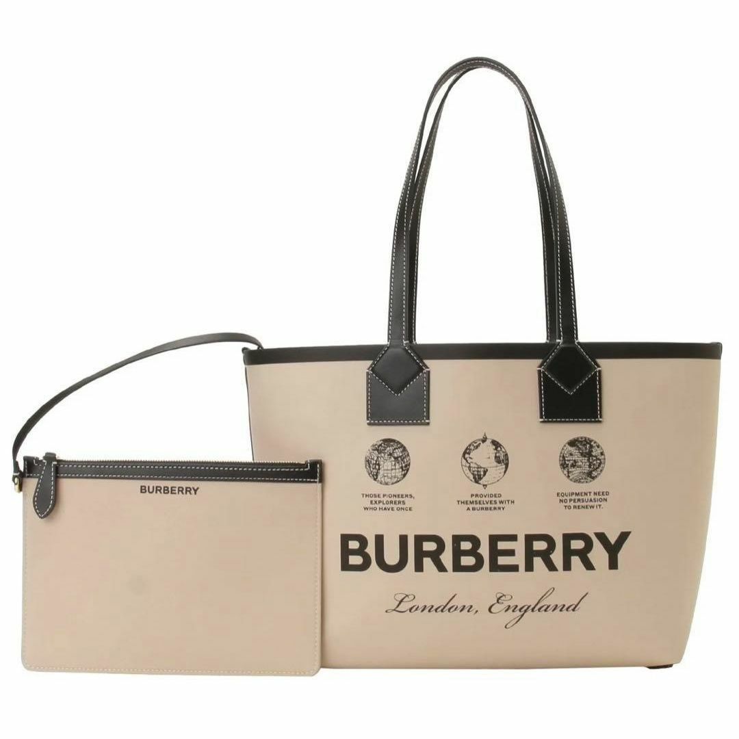 BURBERRY(バーバリー)の新品未使用☆ バーバリー トートバッグ ベージュ ノバチェック ロンドン ポーチ レディースのバッグ(トートバッグ)の商品写真