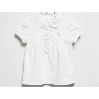 ラルフローレン(Ralph Lauren)の【夏物 新入荷!】‡ラルフローレン/Ralph Lauren‡90cm 半袖ポロシャツ 白【中古】子供服 キッズ kids ベビー服 baby 女の子 夏 tops 624042(シャツ/カットソー)