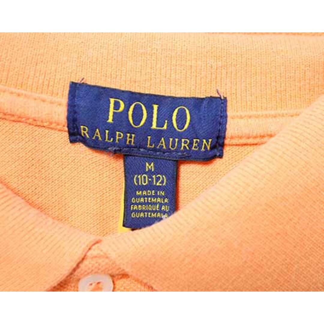 Ralph Lauren(ラルフローレン)の【夏物 新入荷!】〓ラルフローレン/Ralph Lauren〓150cm 半袖ポロシャツ オレンジ【中古】子供服 キッズ kids ジュニア 女の子 男の子 夏 tops 624042 キッズ/ベビー/マタニティのベビー服(~85cm)(シャツ/カットソー)の商品写真