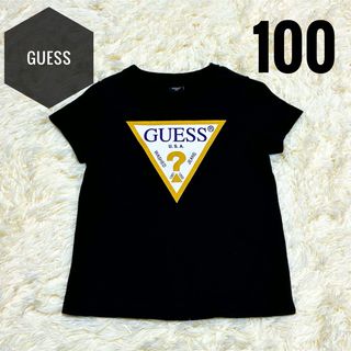 ゲス(GUESS)のGUESS ゲス Tシャツ 100 半袖 黒 ブランドロゴ トップス ブラック(Tシャツ/カットソー)