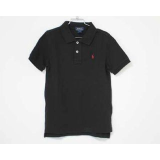 ラルフローレン(Ralph Lauren)の【夏物 新入荷!】〓ラルフローレン/Ralph Lauren〓130cm 半袖ポロシャツ 黒【中古】子供服 キッズ kids 女の子 男の子 夏 tops 624042(シャツ/カットソー)