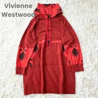 ヴィヴィアンウエストウッド(Vivienne Westwood)のVivienne Westwood ロング丈　パーカー　スウェット　オーブ(パーカー)