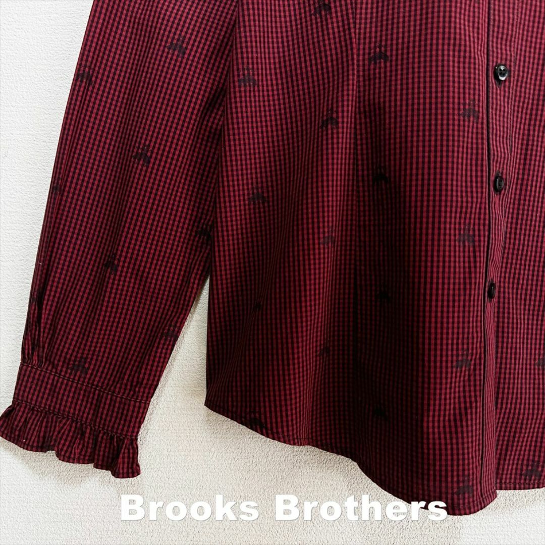 Brooks Brothers(ブルックスブラザース)の【Brooks Brothers】ゴールデンフリース総柄 シャツ レディースのトップス(シャツ/ブラウス(長袖/七分))の商品写真